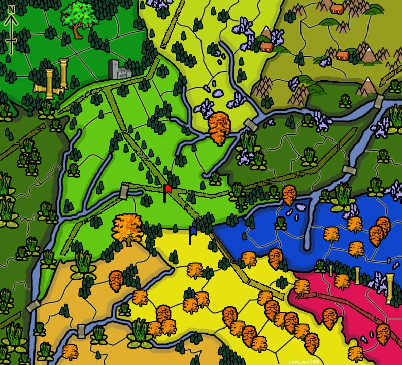 the map